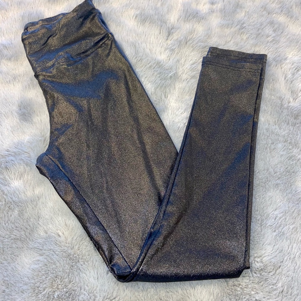 High Waisted Faux Leather Leggings
